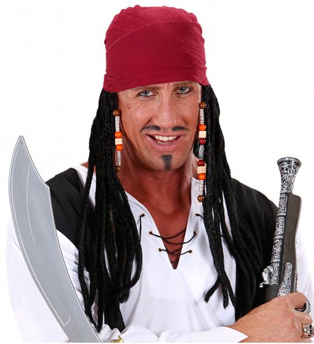 Peruca Pirat Bruneta