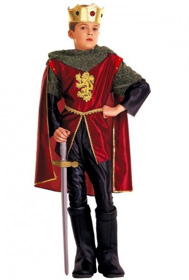 Costum cavaler rege medieval copii