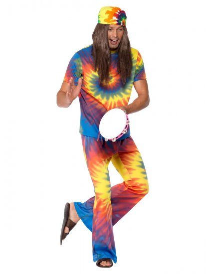Costum retro anii 60 Hippie Hipnotic 