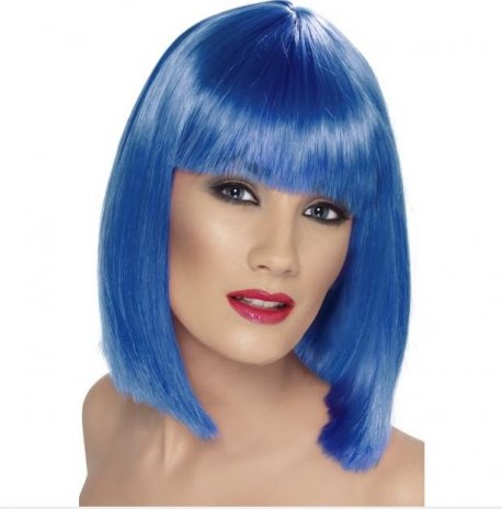 peruca-neon-albastra