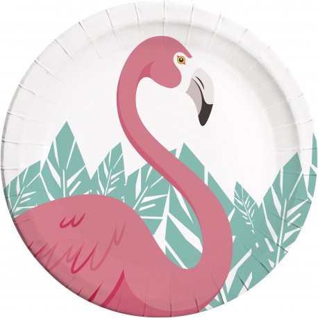 set-8-farfurii-23-cm-flamingo-party