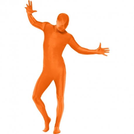 Costum-second-skin-portocaliu