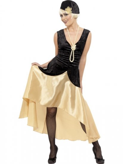 costum-rochie-anii-20-cu-palarie-si-margele