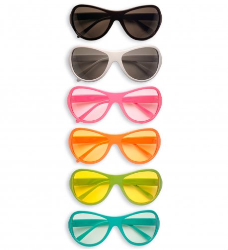 ochelari disco colorati 