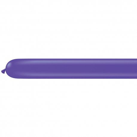 Set 50 baloane latex modelaj Purple Violet, 16 cm x 117 cm