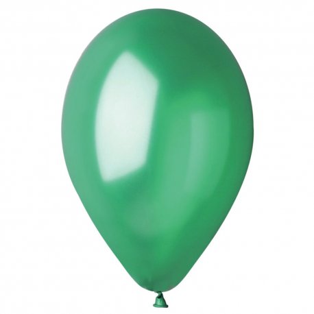 100-baloane-26-cm-verde-inchis-metalizate