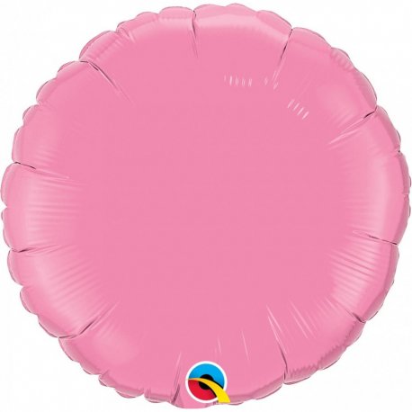 Balon folie metalizat rotund Rose - 45 cm