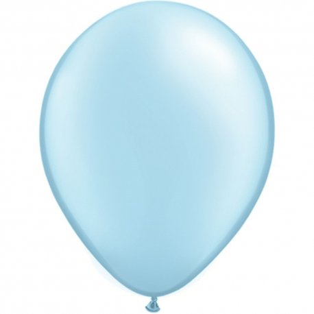 Set 50 baloane latex 28 cm Pearl Light Blue
