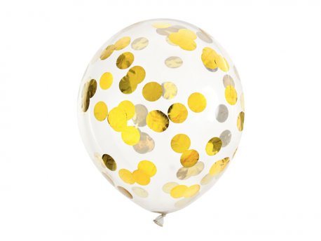 set-6-baloane-latex-transparente-confetti-gold-aurii-30-cm