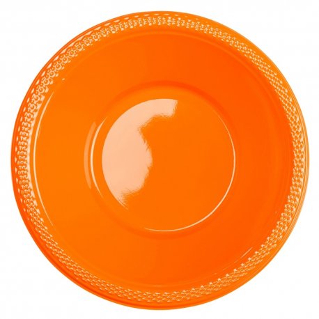Set 10 boluri plastic 355ml Orange