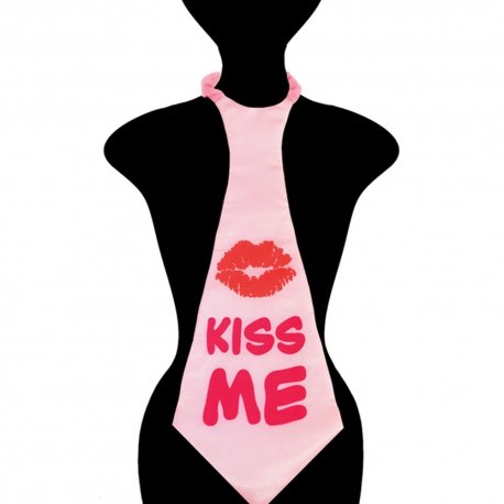 Cravata peterecere burlacite Kiss Me - 60 cm