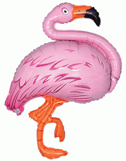 Balon folie mini figurina Flamingo 36 cm