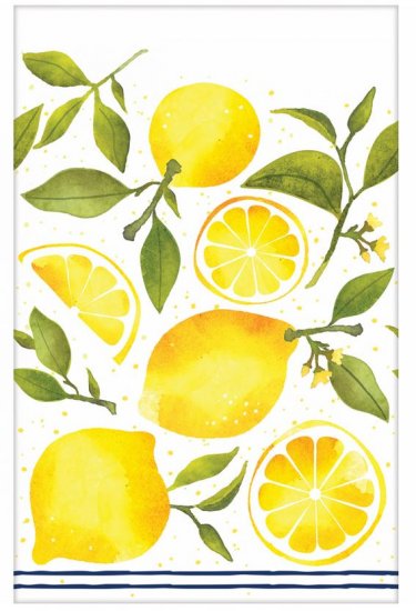 Fata de masa petrecere Yellow Lemons