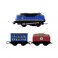 Thomas locomotiva gustavo motorizata cu 2 vagoane si accesorii