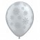 Set 25 baloane latex 28 cm cu sclipici inscriptionate Fulgi de Nea
