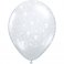 Set 50 baloane latex 13 cm inscriptionate Flowers-A-Round Diamond Clear