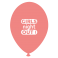 Set 8 baloane latex somon pentru burlacite - Girls Night Out