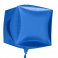 Balon folie Cubez 3D Albastru, 45 cm