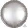 Balon folie rotund 45 cm Satin Luxe Platinum