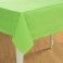 Fata de masa din plastic pentru petreceri - Kiwi Green, 137 x 274 cm
