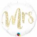 Balon folie 45 cm Glitter - Mrs