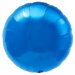 Balon folie albastru metalizat rotund - 45 cm