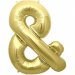 Balon folie  simbol &  auriu - 41 cm