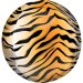 Balon sfera folie orbz print tigru 40 cm