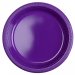 Farfurii plastic Purple 23 cm pentru petreceri, Amscan RM552285-25, Set 10 buc