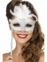 masca-argintie-carnaval-venetiana-cu-pene-si-support
