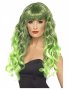 Peruca verde Curly