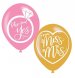 Set 6 baloane latex mesaje petrecere nunta